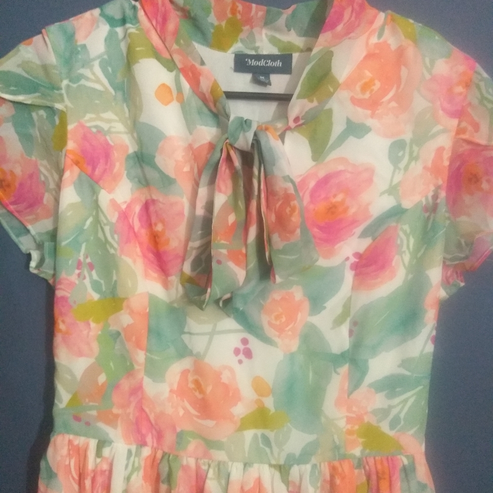 Modcloth Floral Dress